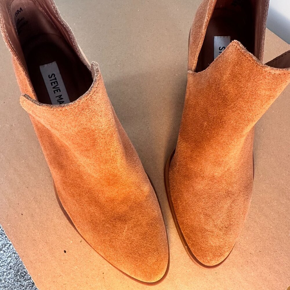 Steve Madden Raisie Women's Bootie Suede Leather Ankle Size 7.5